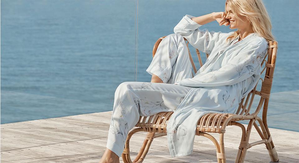 13696円 芸能人愛用 Esprit エスプリ インナー 下着 パジャマ SEASONAL SOLID LONG LEG SLEEVE SET - Pyjamas terracotta