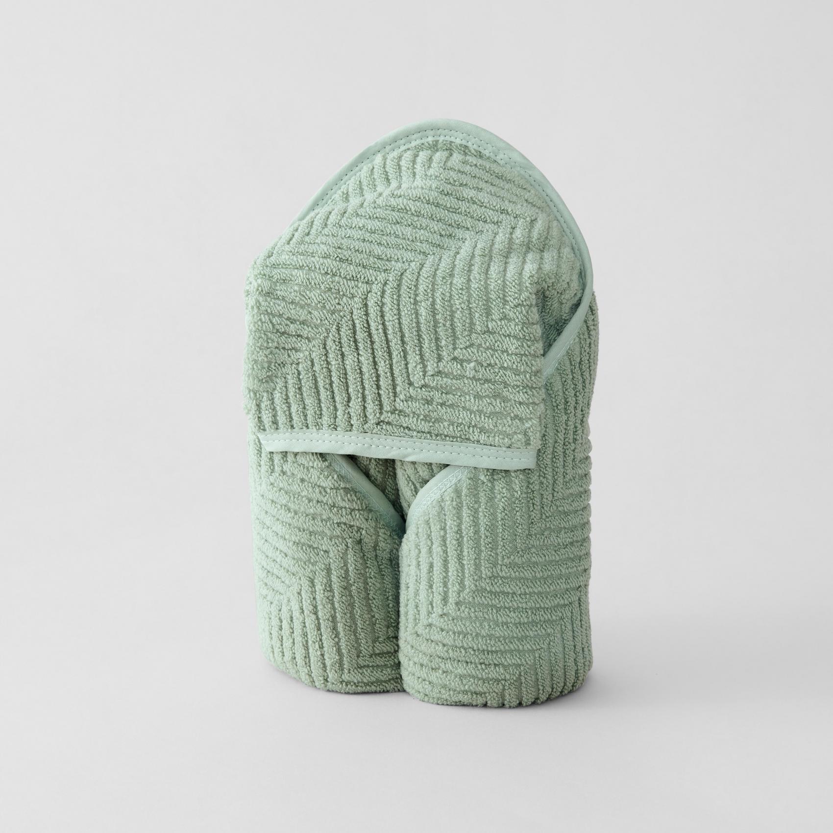 Buy Sheridan Rayner Baby Hooded Towel in Spearmint Size 75cm x 75cm