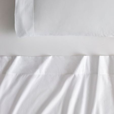 Sheridan 300Tc Classic Percale Fitted Sheet Snow