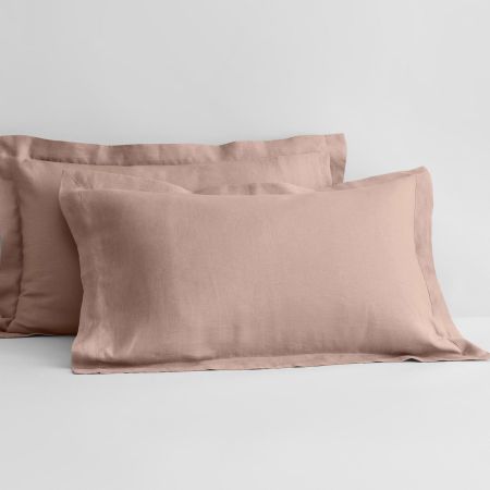 Abbotson Linen European Pillowcase in clay