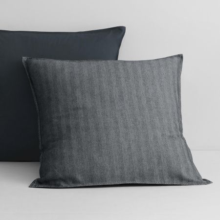 Harlow European Pillowcase in Carbon