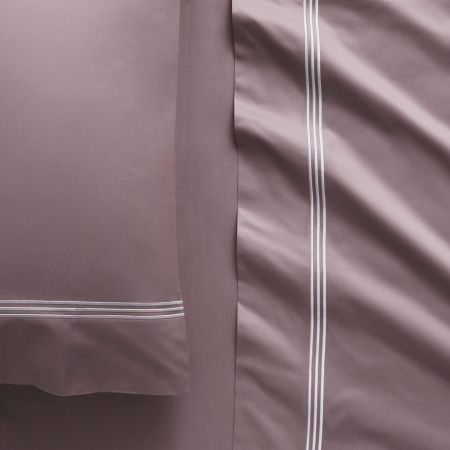 1200tc Palais Lux Fitted Sheet in Fig