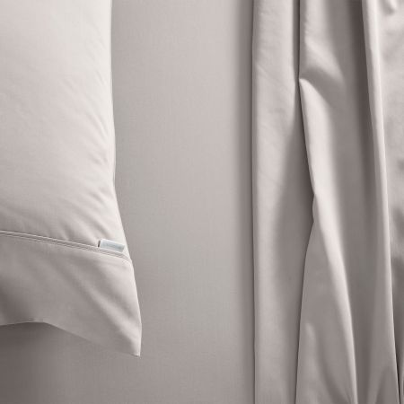 Tencel™ Lyocell Fibre & Cotton Fitted Sheet in dove