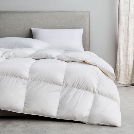 Pure Indulgence 85/15 Hungarian Goose Down and Feather Quilt with Cotton Cover – Made in Denmark
