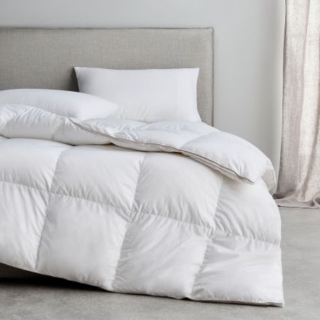 Pure Indulgence 95/5 Hungarian Goose Down and Feather Quilt with Cotton Cover – Made in Denmark
