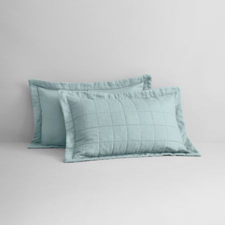 Abbotson Linen Pillow Sham in Ice