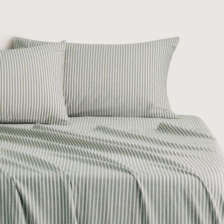 Reilly Stripe Sheet Set in jungle