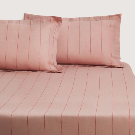Abbotson Linen Stripe Fitted Sheet
