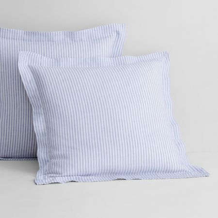 Abbotson Linen Ticking Stripe European Pillowcase
