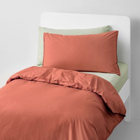 Bayley Kids Washed Percale Quilt Cover Set