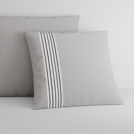 Darley European Pillowcase Pair in monochrome