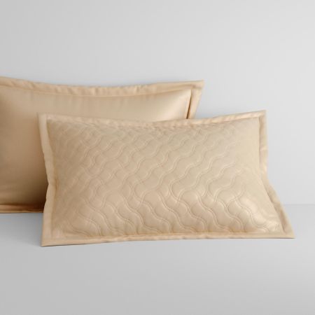 Meria Tailored Pillowcase Sham in almond