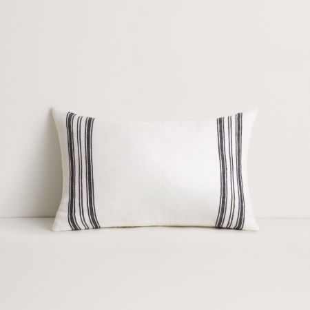 Sano Linen Breakfast Cushion in Salt