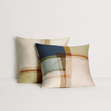 Allbrook European Pillowcase Pair in ink