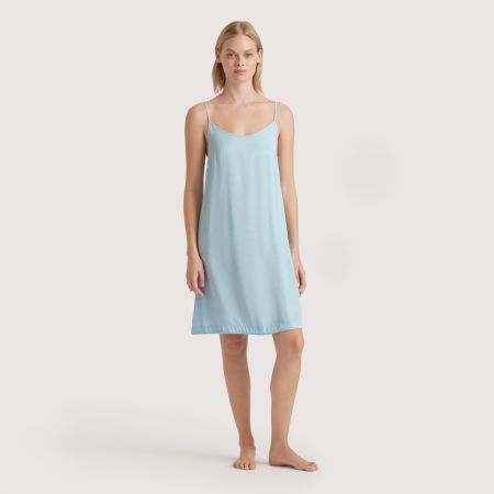La Soie Slip Dress in Poolside