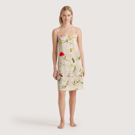 La Soie Slip Dress in Multi