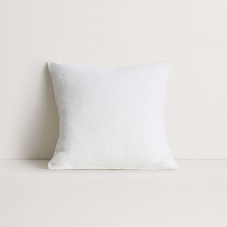 Adman Square Cushion in White