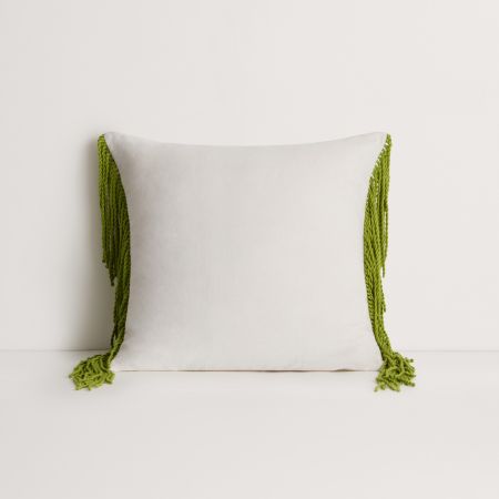 Romer Square Cushion in Pear