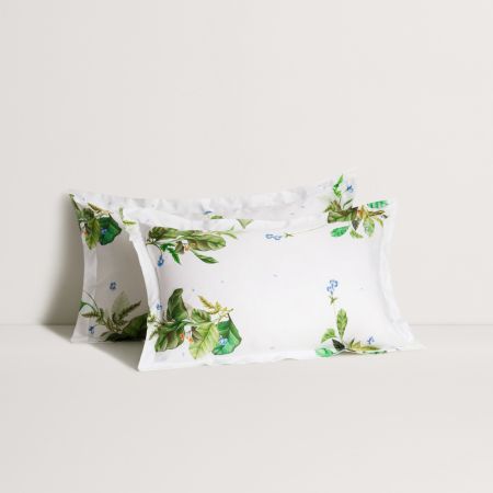 Ellerson Tailored Pillowcase Pair in Leaf