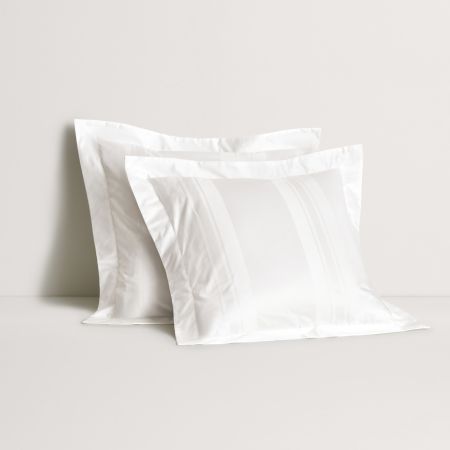 1200Tc Millennia Bold European Pillowcase in Snow