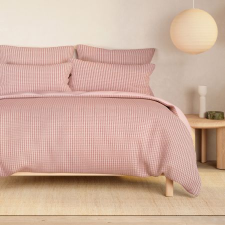 Romi Check Quilt Cover Set