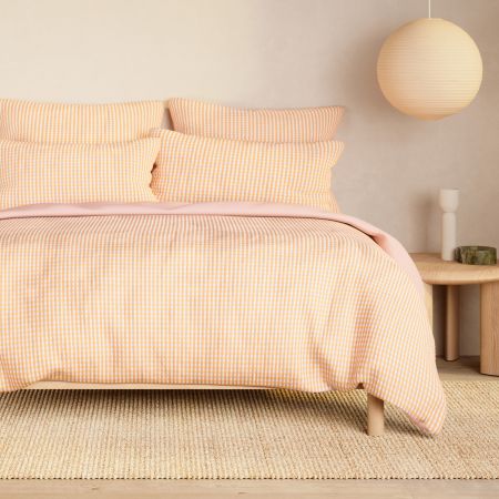 Romi Check Quilt Cover Set