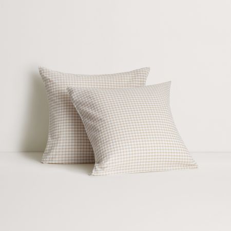Romi Check European Pillowcase