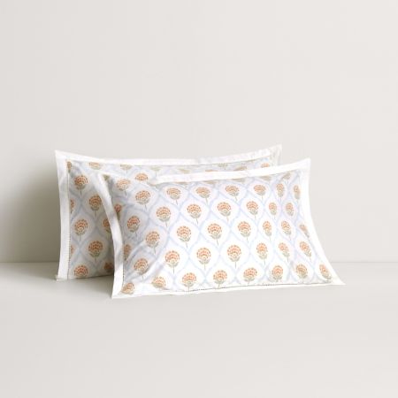 Veleto Tailored Pillowcase Pair in White