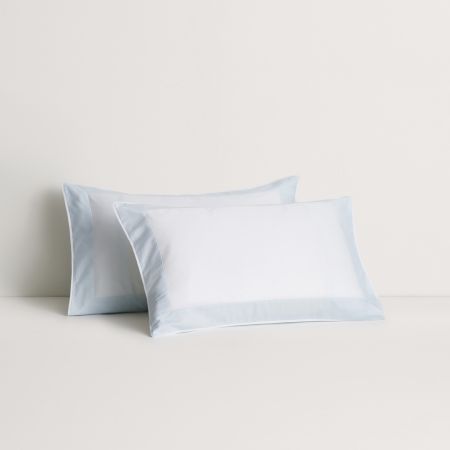 Reframed Pillowcase Pair in Poolside