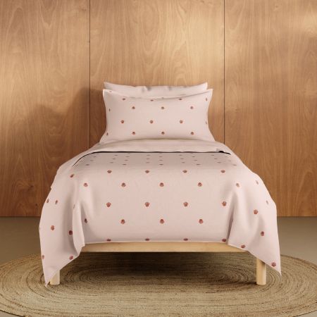 Bayley Shell Kids Washed Percale Quilt Cover Set