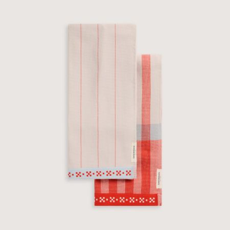 Caro Tea Towel Set - Two Pack in Carnival