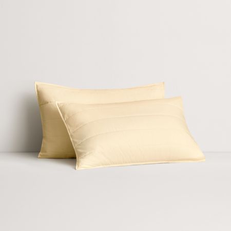 Bayley Washed Percale Sham in Brulee