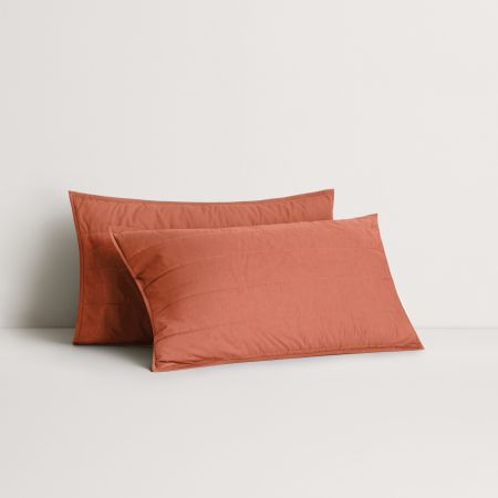 Bayley Washed Percale Sham in Relish