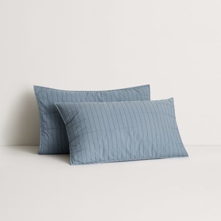 Bayley Stripe Washed Percale Sham