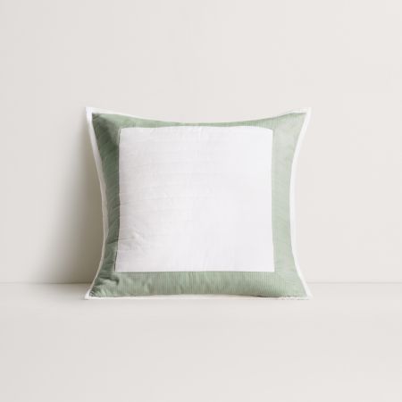 Reframed Square Cushion in Vine
