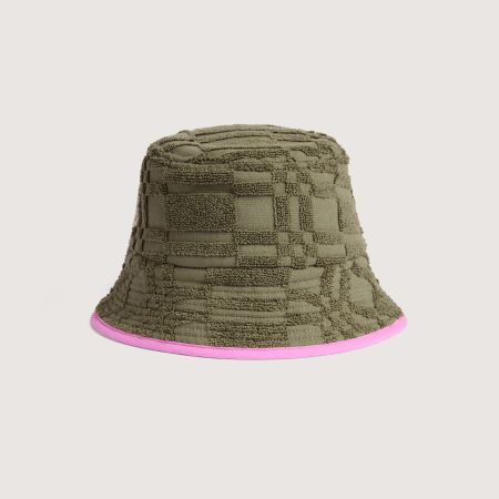 Checker Hat in Thyme