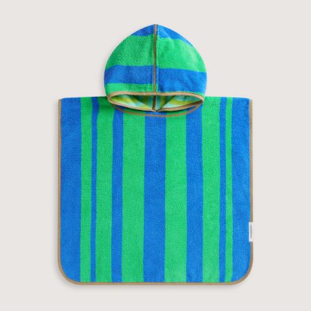 Wavelet Kids Mini Poncho in Pea
