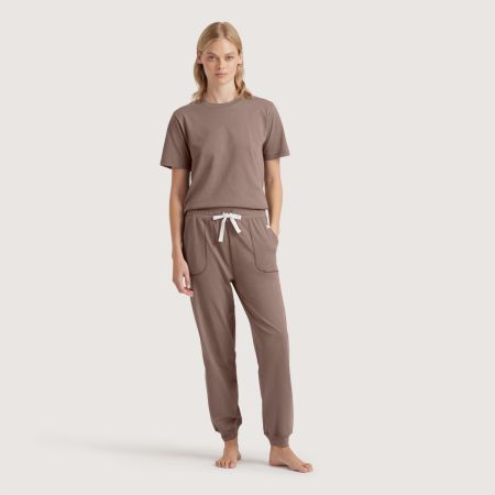 Luna Jogger in hazelnut