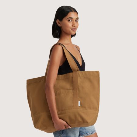 Palmes Tote Bag in Tabac
