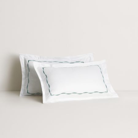 Belgrave Tailored Pillowcase Pair in rain