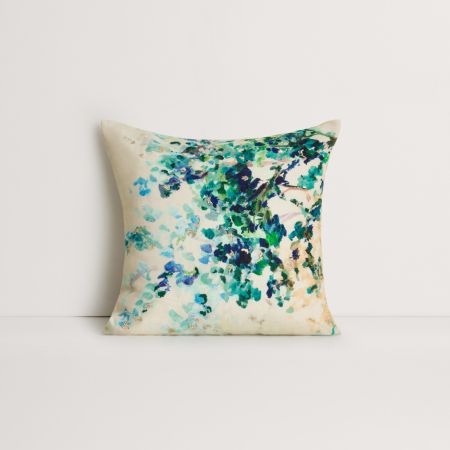 Oberon Linen Square Cushion in multi