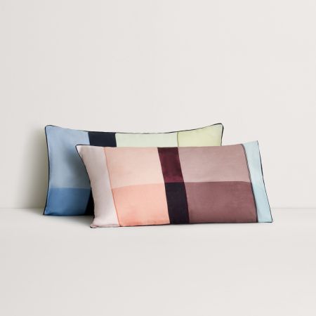 Abbotson Linen Abstract Pillowcase Pair in multi