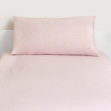 Shimmer Kids Fitted Sheet in lilac quartz