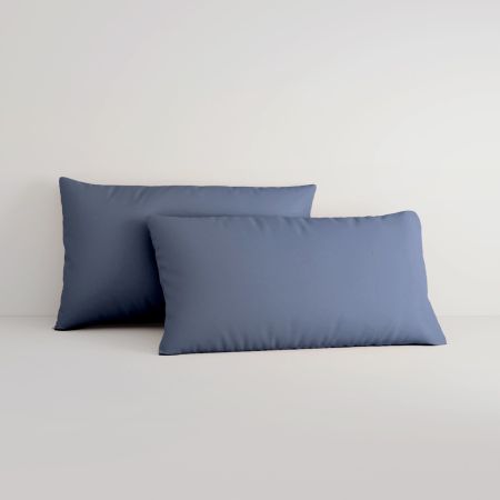 TENCEL™ Lyocell Fibre & Cotton Pillowcase Pair in ink