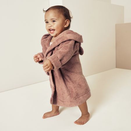 Supersoft Luxury Baby Robe in Smokey Rose