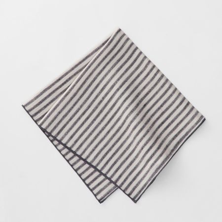 Abbotson Linen Napkin Set in carbon