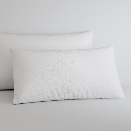 Nyah Pillowcase Pair in white