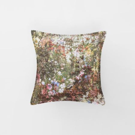 Abbotson Linen Blume Cushion in multi