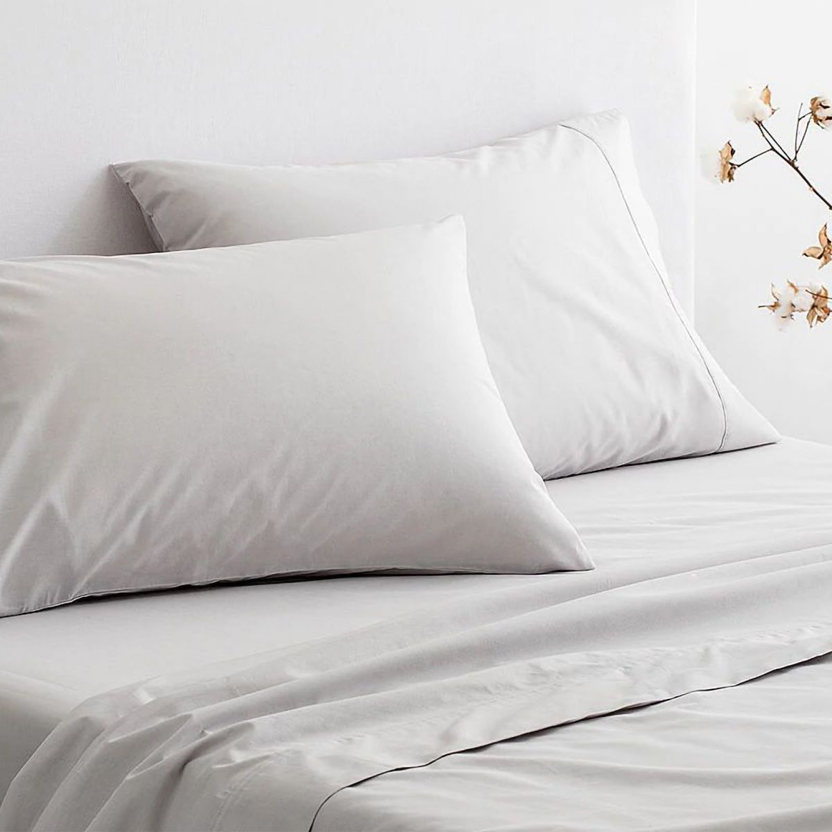 Organic Cotton 300Tc Percale Fitted 