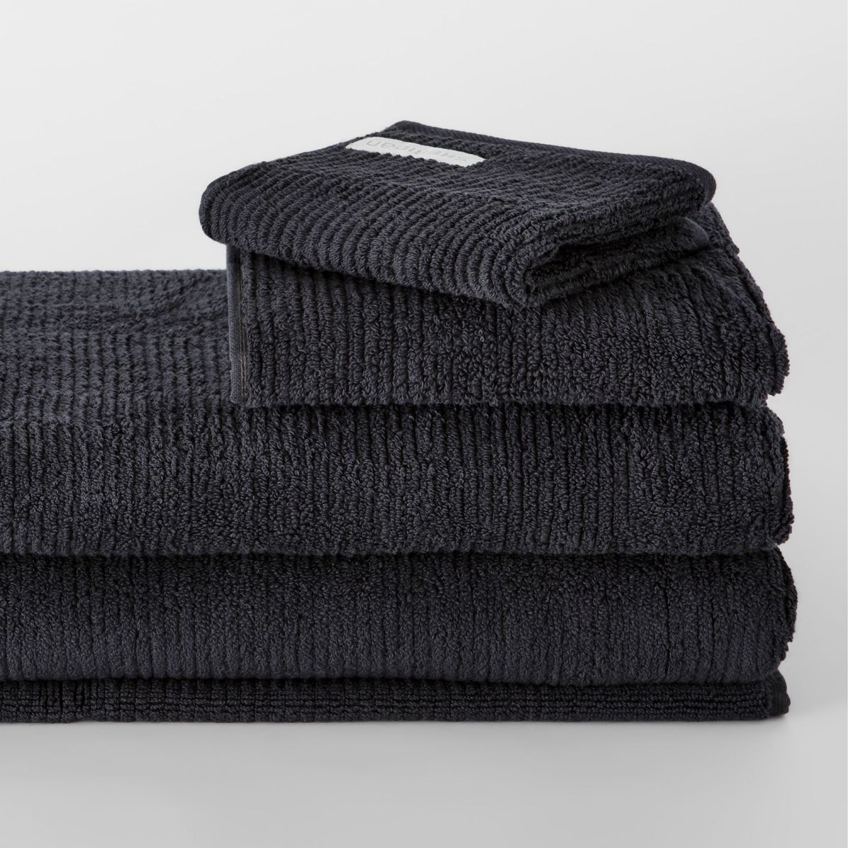 Living Textures Towel Collection Carbon Sheridan Australia